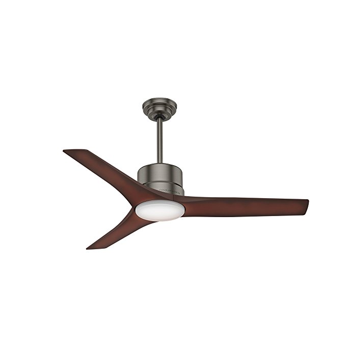 Casablanca 59195 Piston Outdoor Ceiling Fan with Remote, Medium, Brushed Slate