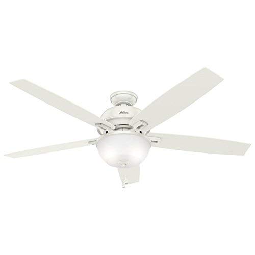Hunter Fan Donegan Collection 60-inch Fresh White 5-blade Ceiling Fan with Reversible Blades