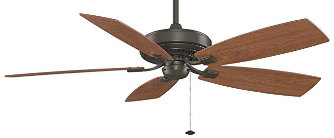 Fanimation Edgewood Deluxe - 60 inch - Oil-Rubbed Bronze with Pull-Chain - TF710OB