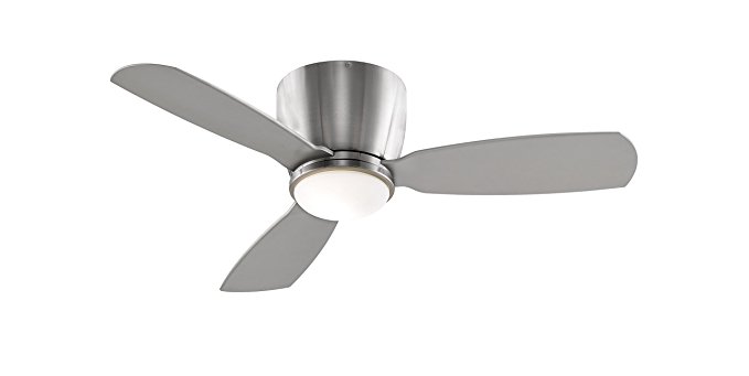 Fanimation FPS7981BN Embrace Ceiling Fan with Light Kit and Remote, 44-inch, Brushed Nickel