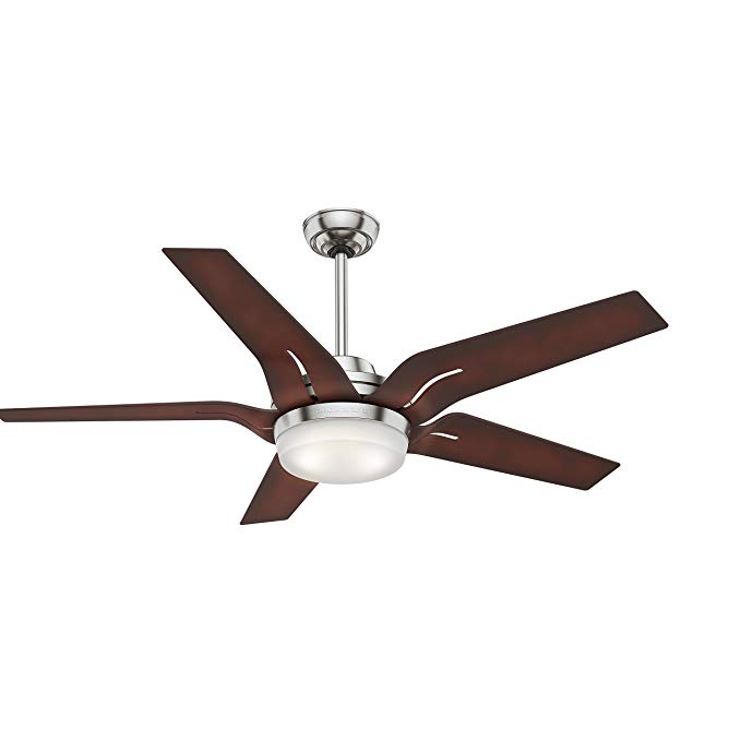 Casablanca 59198 Correne Indoor Ceiling Fan with Remote, Medium, Brushed Nickel
