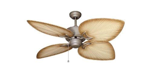 Bombay Tropical Ceiling Fan in Antique Bronze with 50