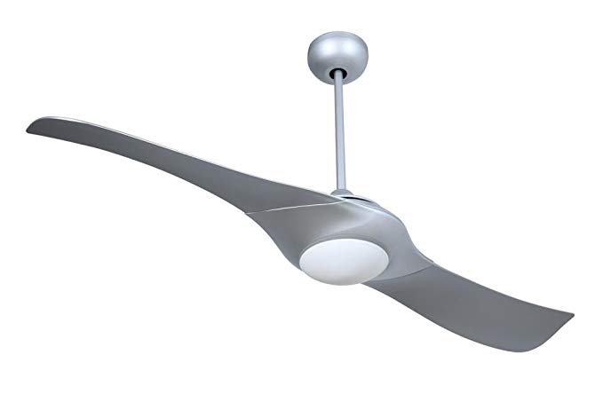 Craftmade Ceiling Fan with Light and Remote VG54TI2 Vogue Titanium 54 Inch
