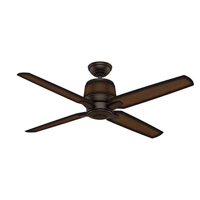 Casablanca 59124 Aris 54-inch Brushed Cocoa Ceiling Fan with Burnished Mahogany Blades