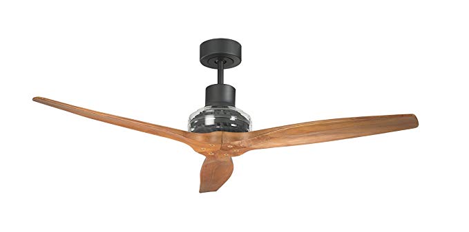 Star Fan blacknatural2 Star Propeller Premium Indoor and Outdoor Ceiling Fans –Blades Available in 10 Different Colors, Black