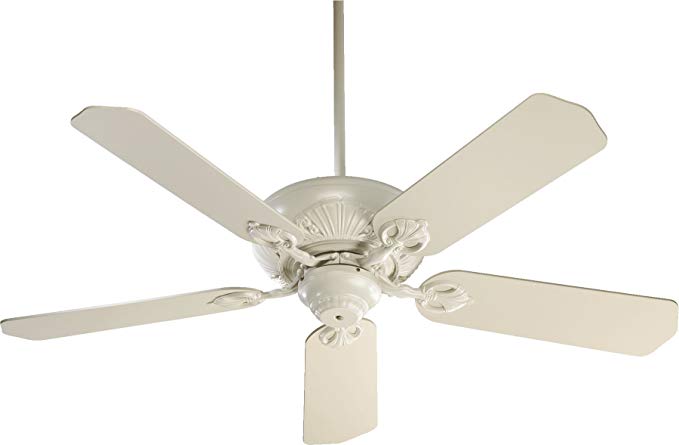 78525-67 Chateaux 5-Blade Energy Star Ceiling Fan with Antique White Blades, 52-Inch, Antique White Finish