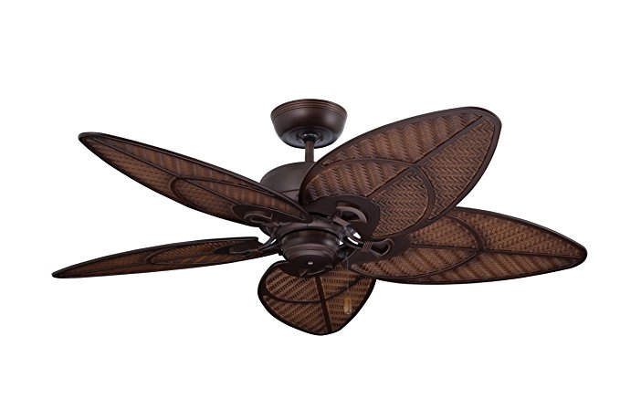Emerson Ceiling Fans CF621VNB Batalie Breeze 52-Inch Indoor Outdoor Ceiling Fan, Wet Rated, Light Kit Adaptable, Venetian Bronze Finish